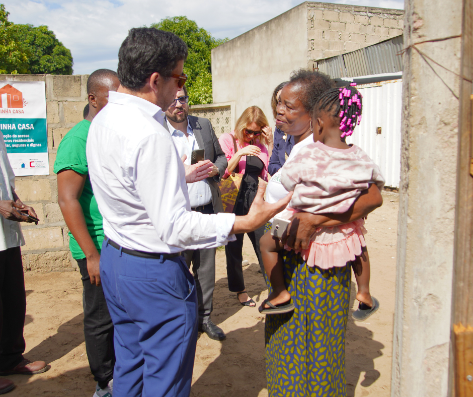 Secretário de Estado dos Negócios Estrangeiros visita o projeto “A Minha Casa” em Moçambique